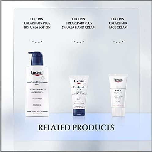 Eucerin UreaRepair Plus Rapid Absorption Foot Cream for Dry and Cracked Heels, Fragrance-Free, 100 ml