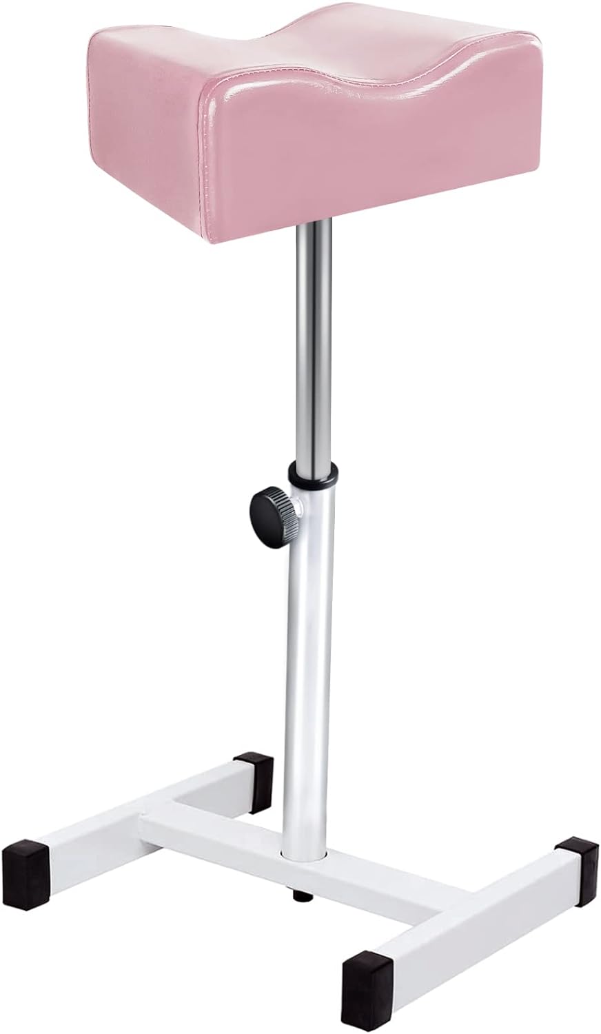 18-26 Inch Adjustable Pedicure Nail Footrest - Soft Manicure Stool for Salon & Home Selfcare