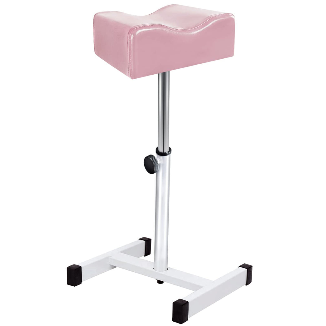 18-26 Inch Adjustable Pedicure Nail Footrest - Soft Manicure Stool for Salon & Home Selfcare