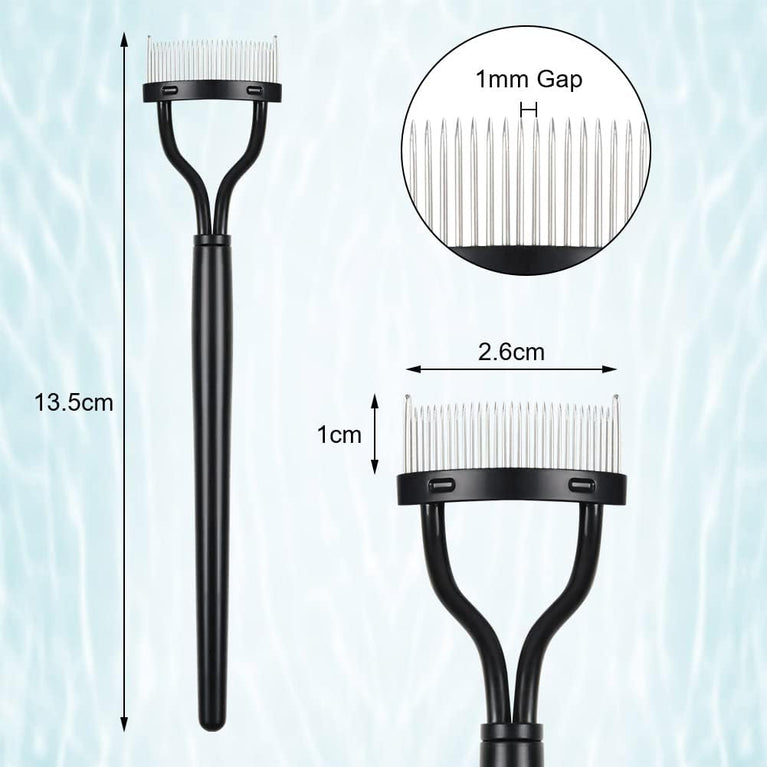 Elevate Your Makeup Routine with URAQT Eyelash Comb - Curved Design for Flawless Lashes and Brows