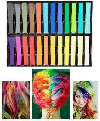 Colorful Hair Chalk Set for Women and Girls