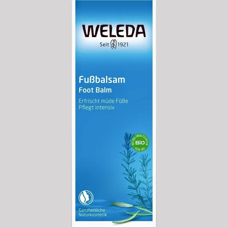 Weleda 75ml Refreshing and Soothing Foot Balm for Soft, Smooth, and Odor-Free Feet