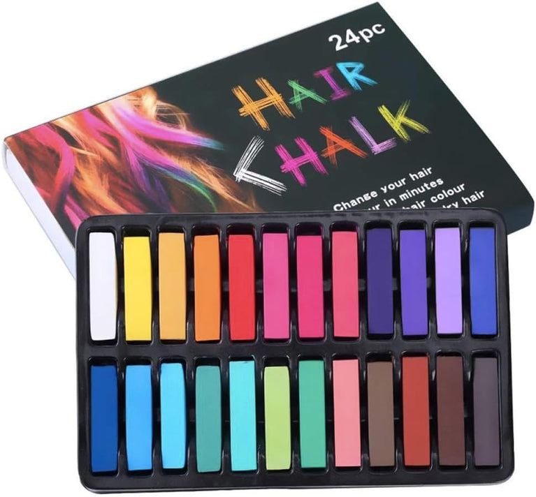 Colorful Hair Chalk Set for Creative Hair Designs