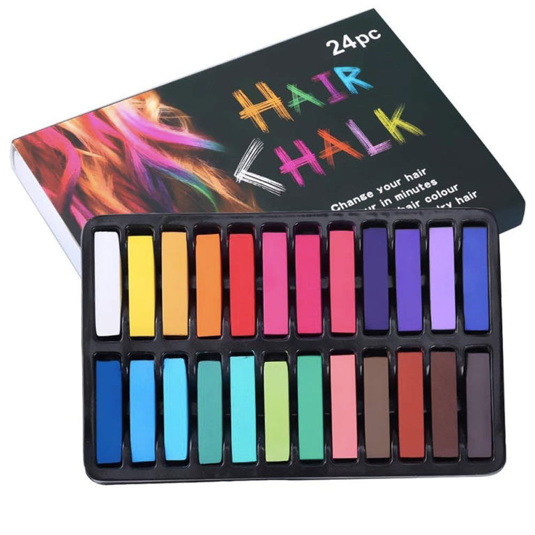 Colorful Hair Chalk Set for Creative Hair Designs