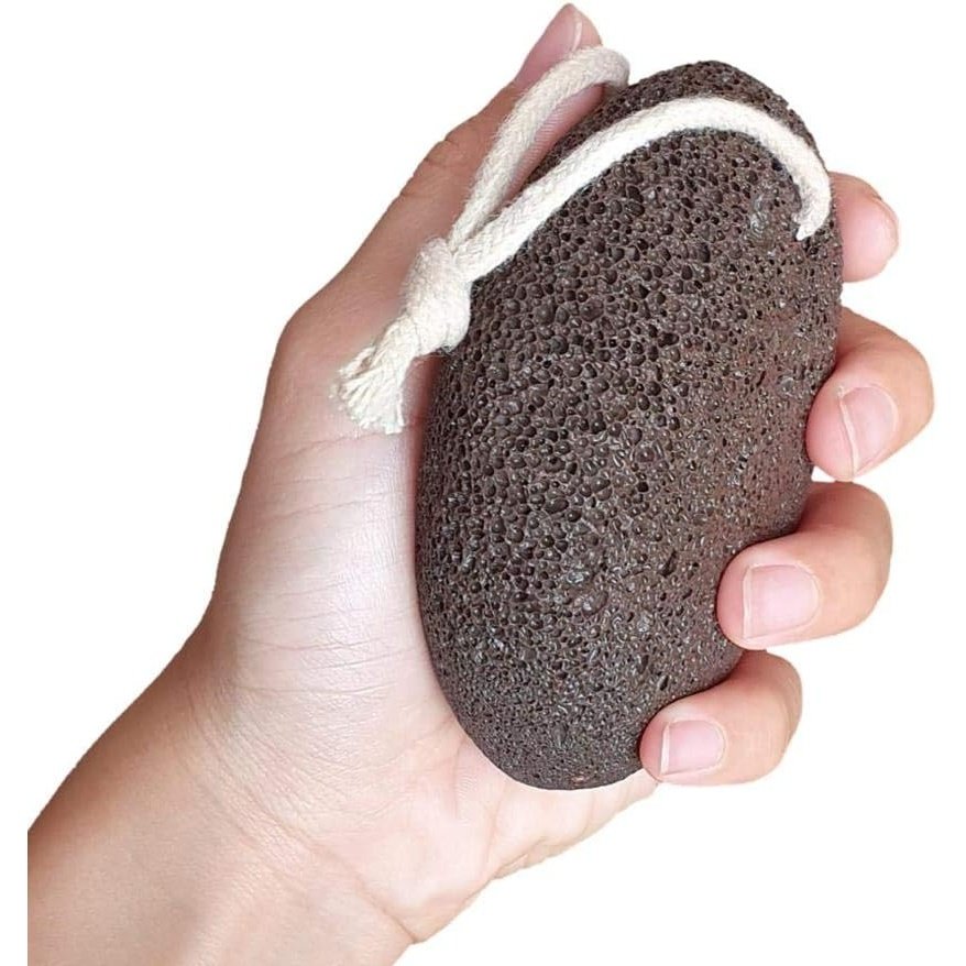 Volcanic Lava Foot Pumice Stone - Natural Callus Remover and Exfoliator with Ergonomic Design - Perfect for Removing Hard, Dead Skin - 1 Piece