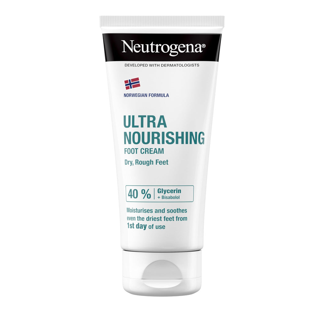 Neutrogena 24-Hour Moisturizing Foot Cream for Dry and Damaged Feet, 100 ml