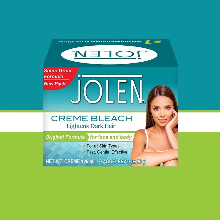 Brighten and Even Skin Tone with Jolen Crème Bleach for Face and Body - 125ml