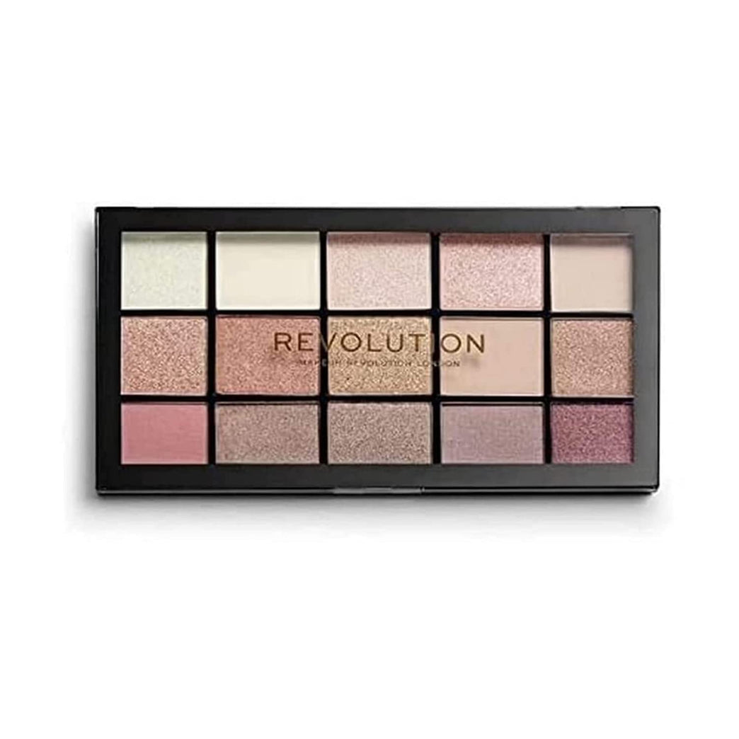 Revolution Beauty London Iconic 3.0, 15 Highly Pigmented Eyeshadow Shades, Matte and Shimmer Finishes, Reloaded Palette, 15 x 0.03 oz/1.10g