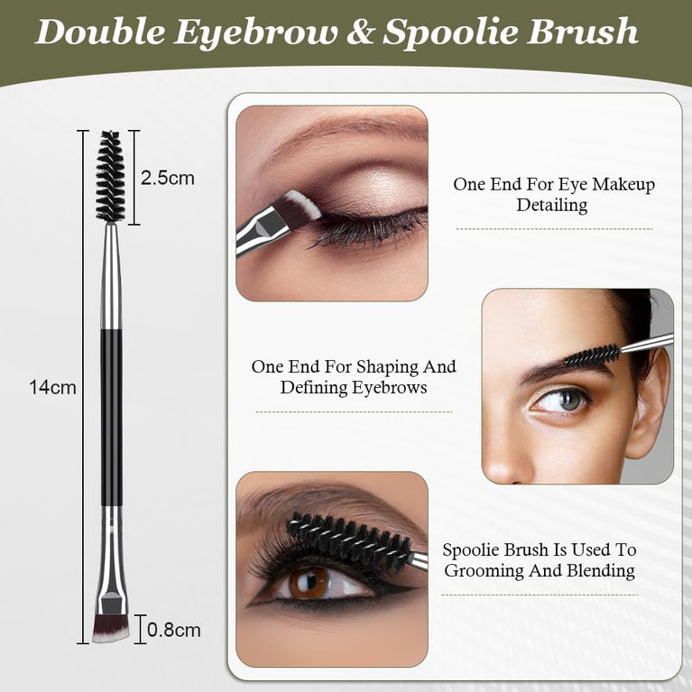 Elevate Your Makeup Routine with URAQT Eyelash Comb - Curved Design for Flawless Lashes and Brows