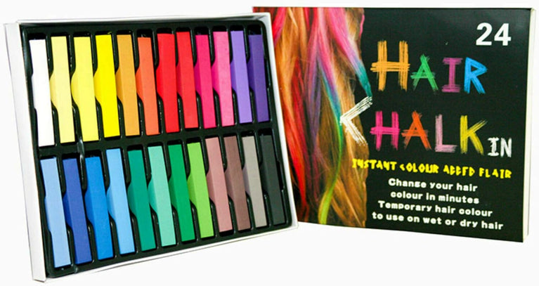 Colorful Hair Chalk Set for Women and Girls