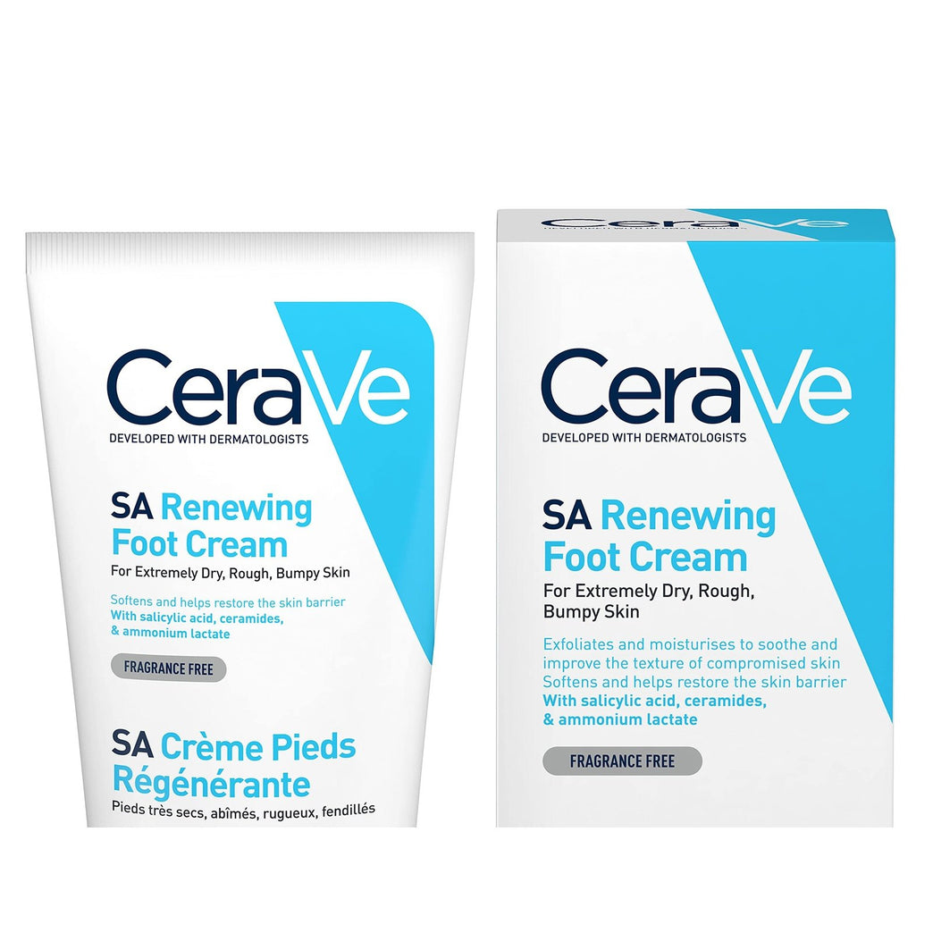 CeraVe Intensive Foot Care Cream with Salicylic Acid & Triple Ceramide Blend for Extremely Dry, Rough Feet - 88ml