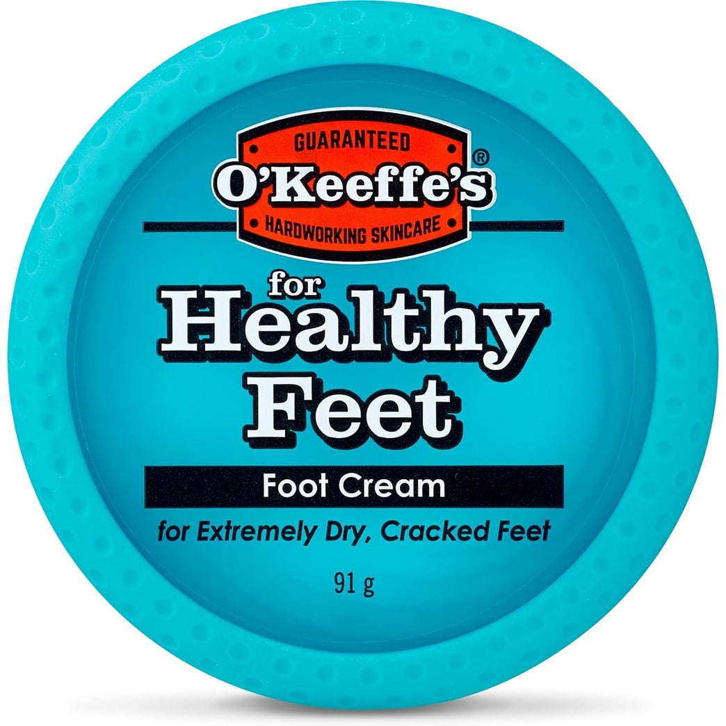 O'Keeffe's Intense Hydrating Foot Cream, 91g Jar - Instant Moisture Booster and Protective Barrier for Extremely Dry, Cracked Feet