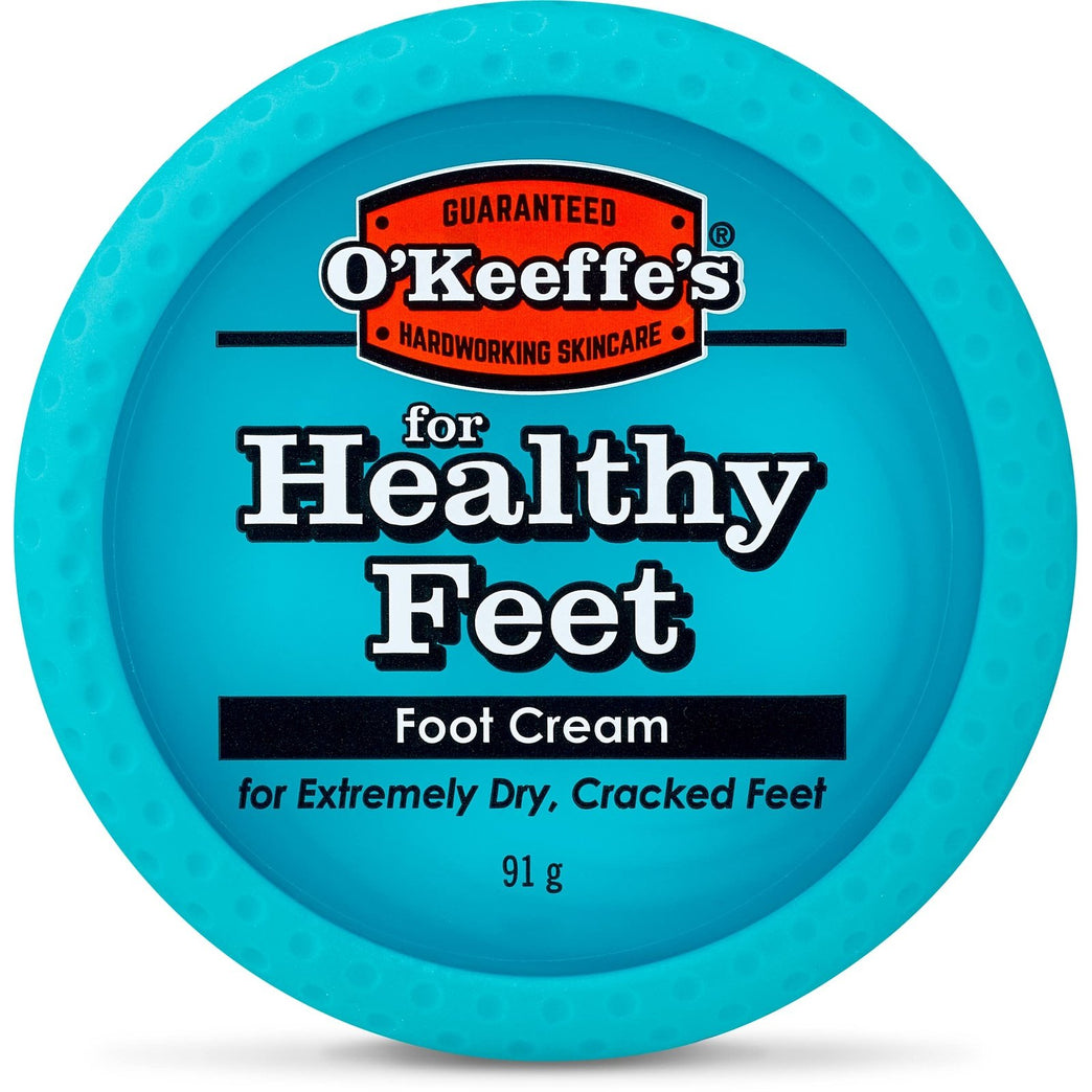 O'Keeffe's Intense Hydrating Foot Cream, 91g Jar - Instant Moisture Booster and Protective Barrier for Extremely Dry, Cracked Feet