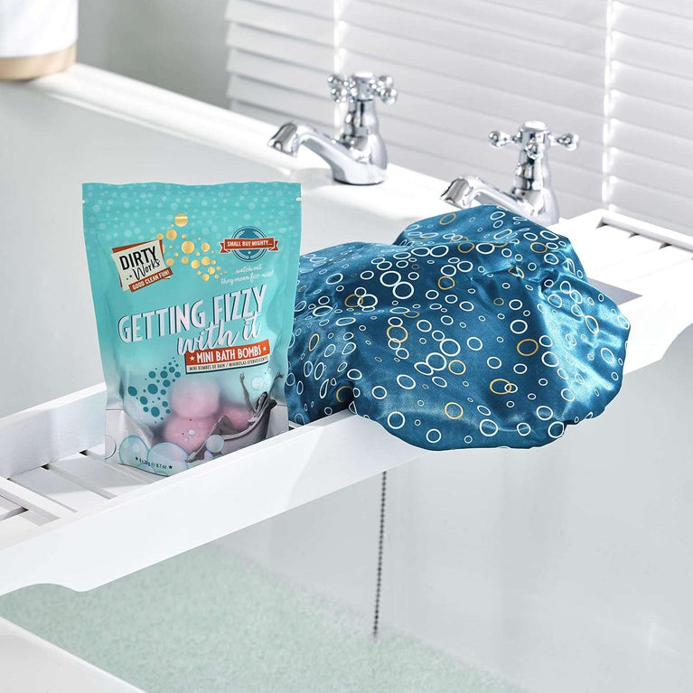 Dirty Works Getting Fizzy With It Mini Bath Bombs, 8 x 20g Vegan Bath Fizzers, 160g