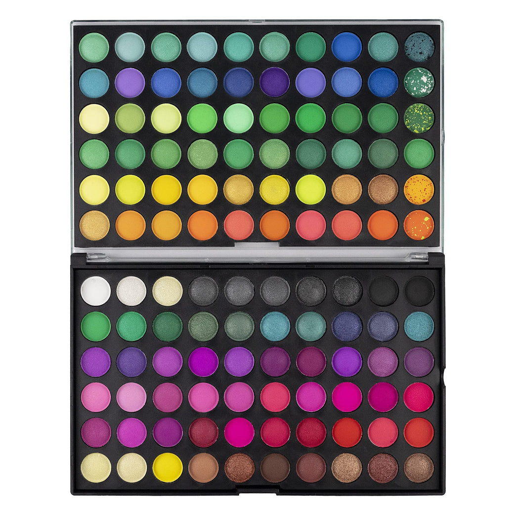 120-Colour Spectacular Summer Eyeshadow Palette - Pigmented Makeup Set in Neutral, Bold and Bright Tones, Suitable for All Skin Types