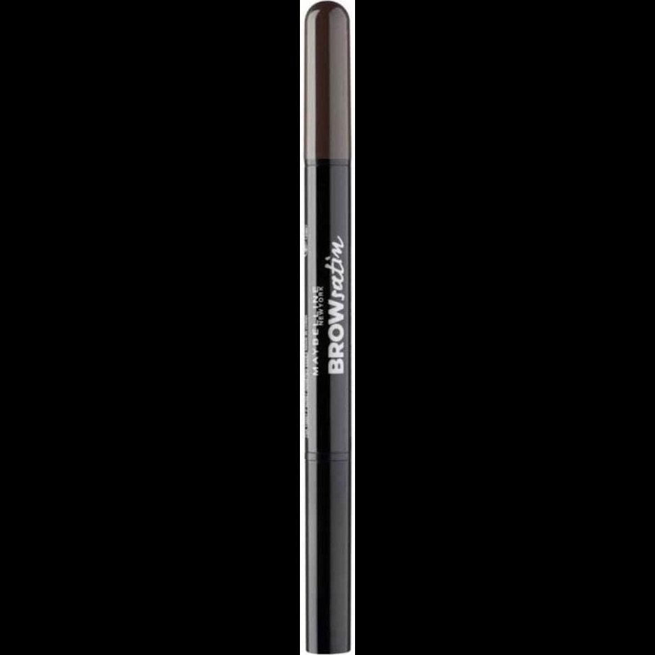 Maybelline Two-in-One Brow Satin Pencil in Black Brown for Enhanced Natural-Looking Brows