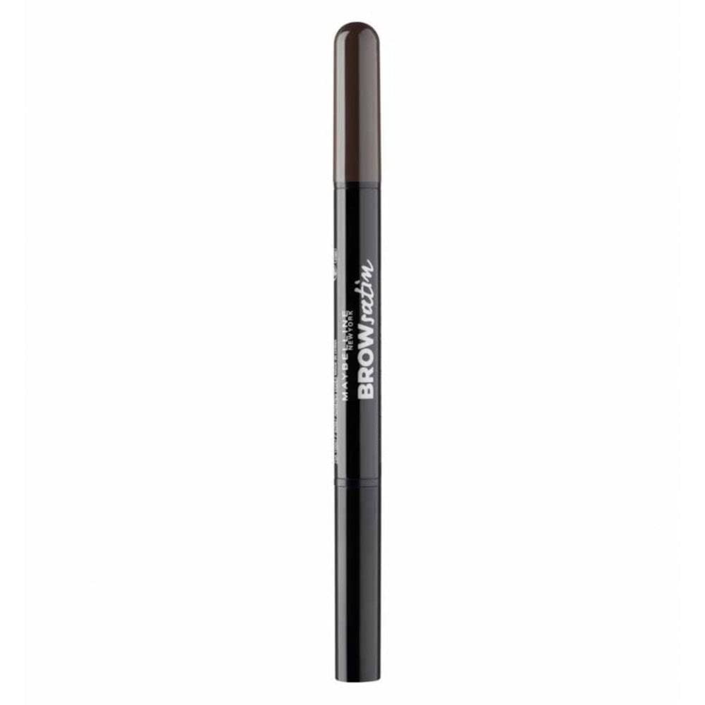 Maybelline Two-in-One Brow Satin Pencil in Black Brown for Enhanced Natural-Looking Brows