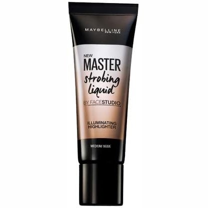 Maybelline Radiant Glow Highlighter - Master Strobing Liquid in 100 Medium Shade