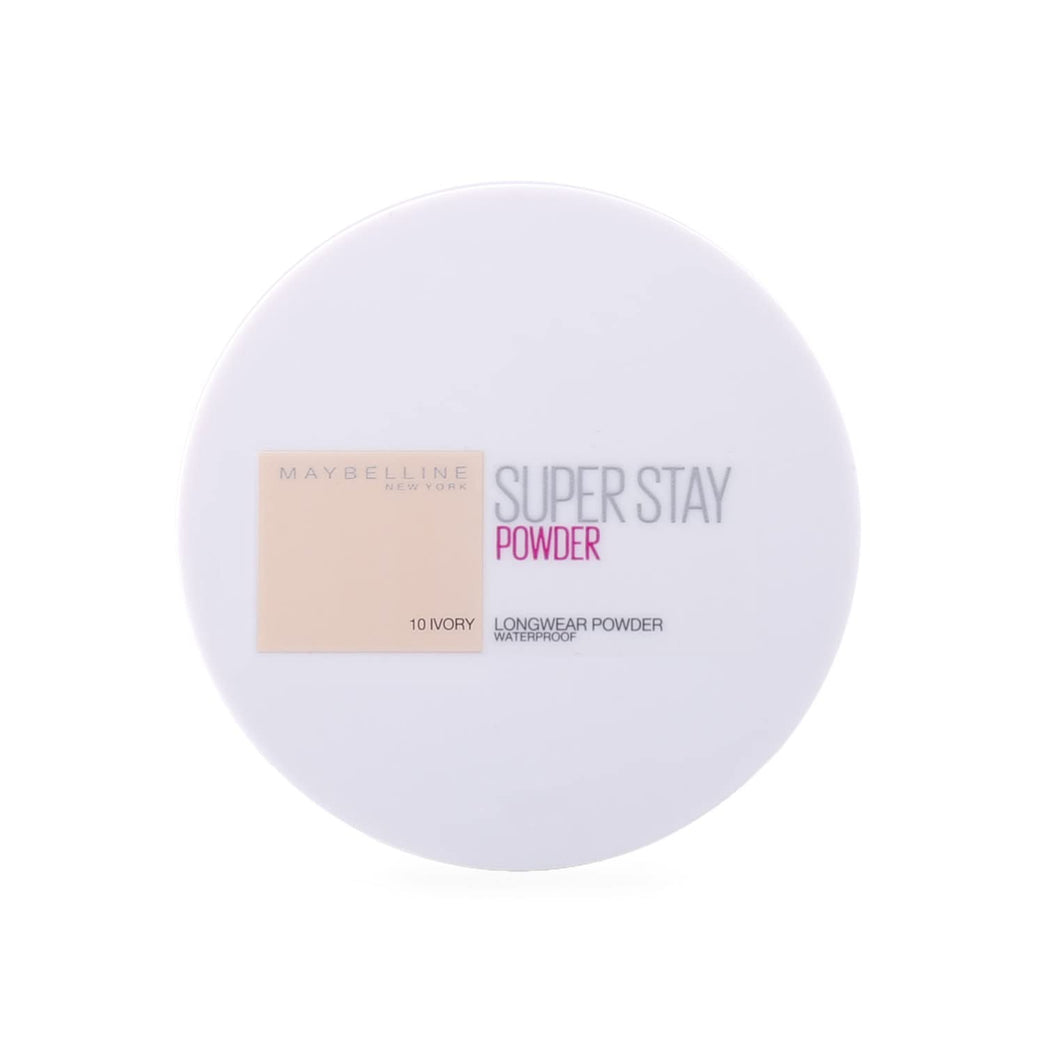 Maybelline 16-Hour SuperStay Matte Powder - Waterproof in Ivory 010 Tone - 9g