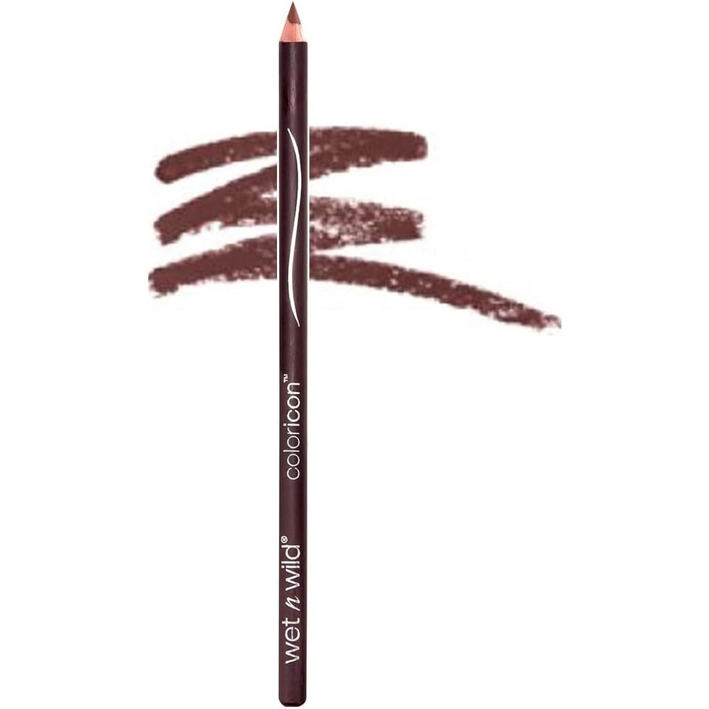 Wet n Wild Chestnut Color Icon Lip Liner Pencil, Anti-Smudge and Creamy Lipstick Alternative with Full, Vibrant Color and Smooth Application