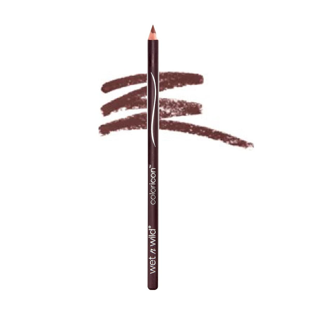 Wet n Wild Chestnut Color Icon Lip Liner Pencil, Anti-Smudge and Creamy Lipstick Alternative with Full, Vibrant Color and Smooth Application