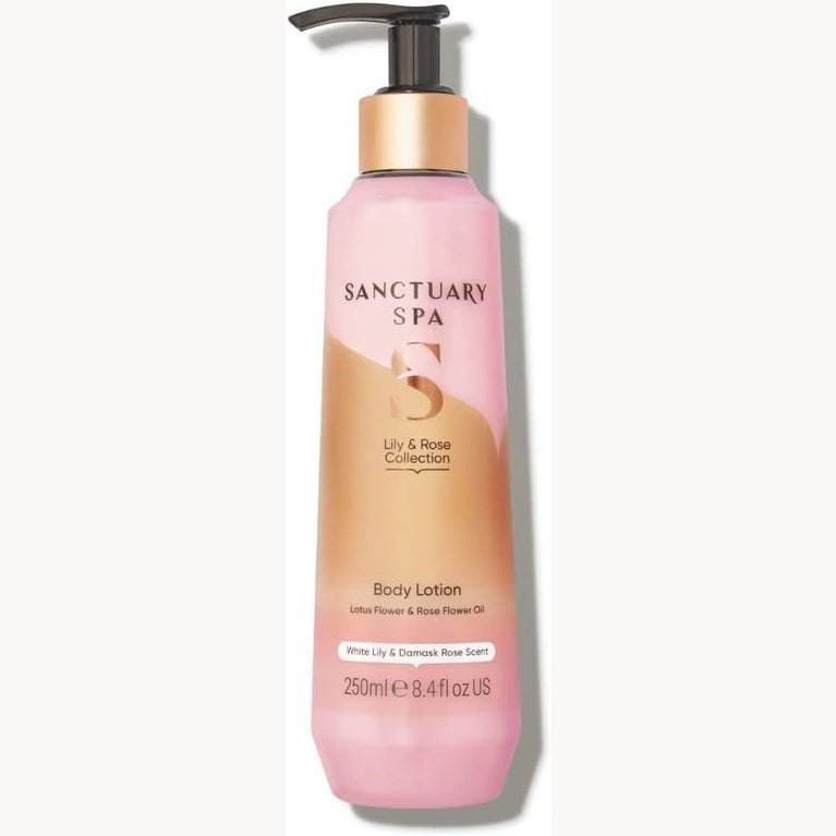 Sanctuary Spa Lily and Rose Body Lotion - Hydrating Vegan Moisturiser