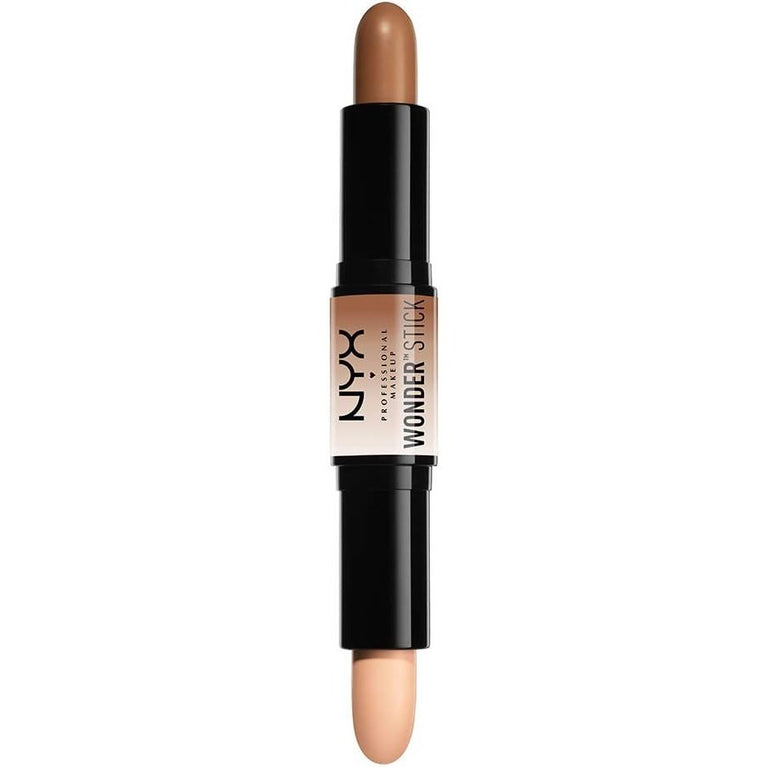 NYX Wonder Stick: Dual-Ended Highlight and Contour Makeup Stick, Medium Shade