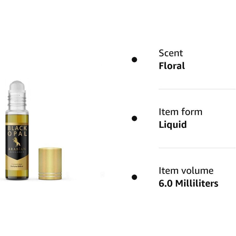 Captivating Vanilla and Coffee Scented Perfume Oil - FR49 BLACK OPAL