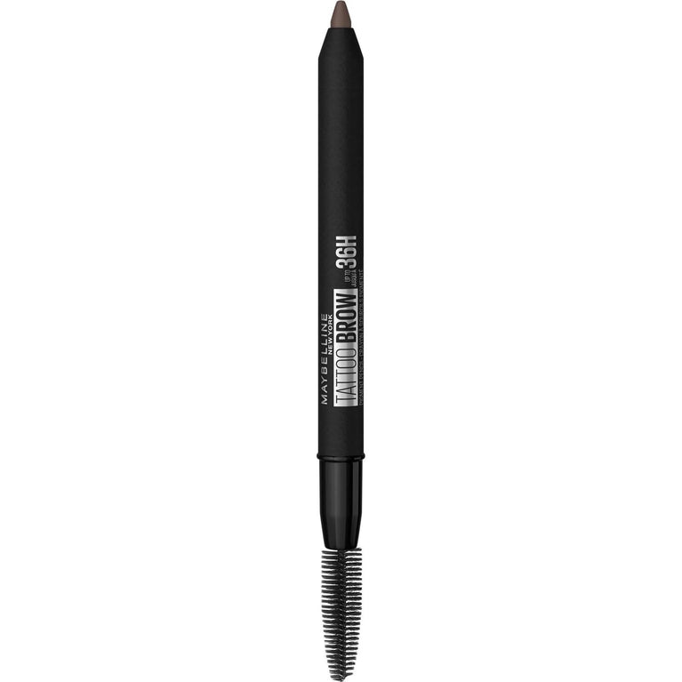 Maybelline New York Tattoo Brow 36H Deep Brown Eyebrow Pencil, Long-lasting and Waterproof with Integrated Brush, 1 Piece