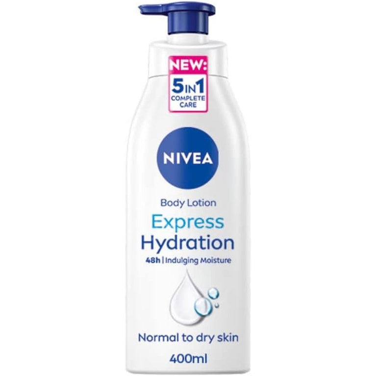 NIVEA Express Hydration Body Lotion - Deep Moisture and Sea Minerals Formula