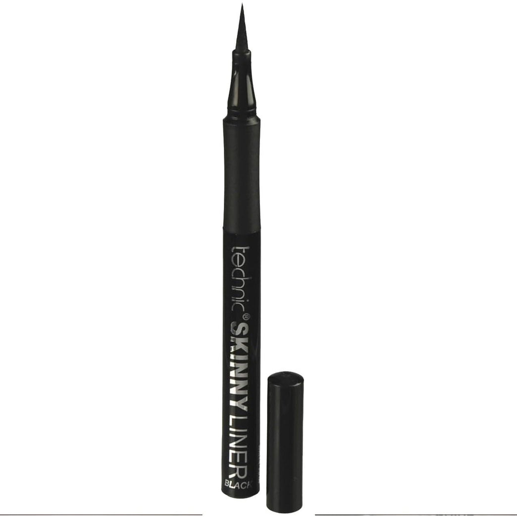 Technic Smudge-Proof Felt Tip Eyeliner - Black with Comfortable Grip & Precision Applicator for Bold and Natural Looks - Beginner Friendly, Quick-Drying Formula - 1.5ml