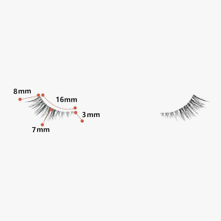 Gmagictobo 3D Faux Mink Half Strip Lashes, Natural Short Wispy Eyelashes with Clear Band, 6 Pair Pack for Customizable Volume and Cat Eye Makeup Look