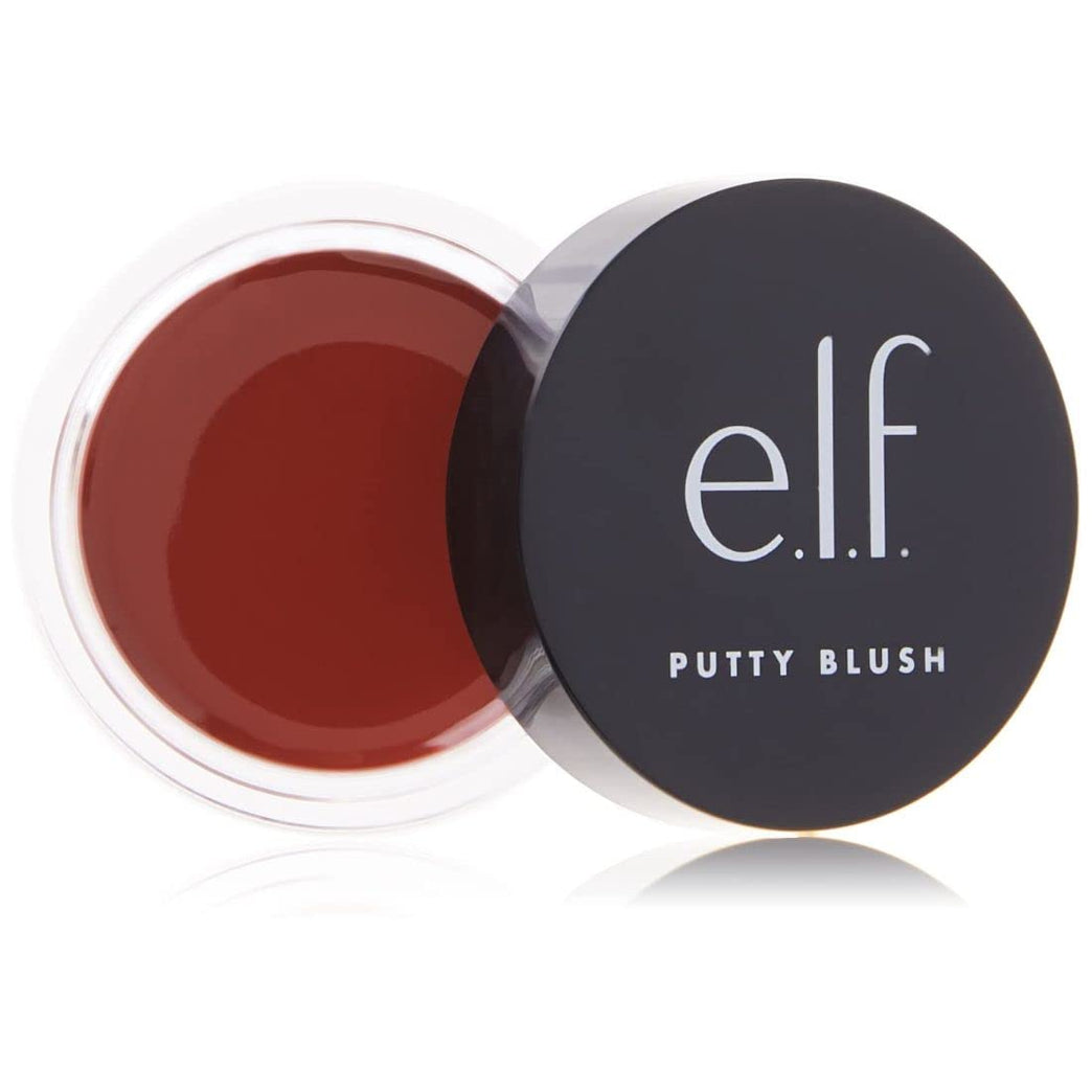 e.l.f. Bali Putty Blush with Argan Oil & Vitamin E, Cream-to-Powder, Ultra-Pigmented, 0.35 Oz (10g)