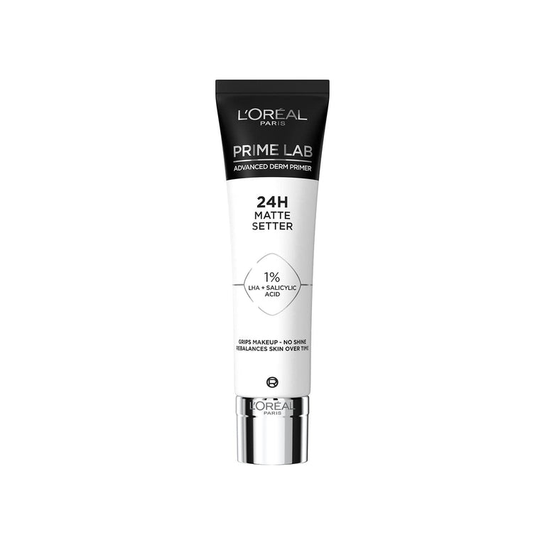 L'Oréal Paris Derm-Active Matte Finish Makeup Primer - Long-Lasting, Skin-Rebalancing, Shine-Free, 30ml