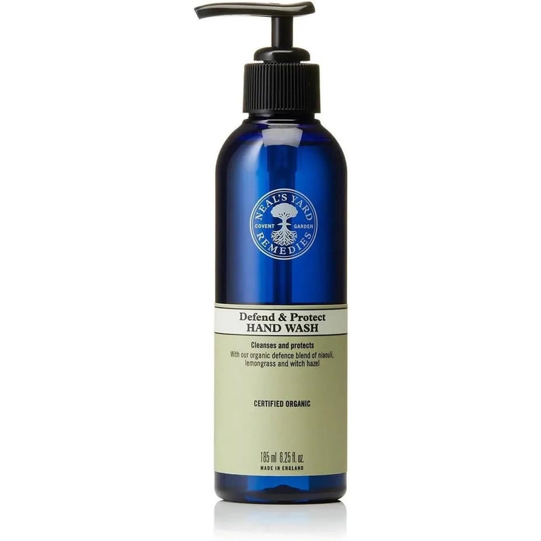 Defend And Protect Organic Hand Wash | Neal's Yard Remedies | Vegan | Certified Organic | 185ml