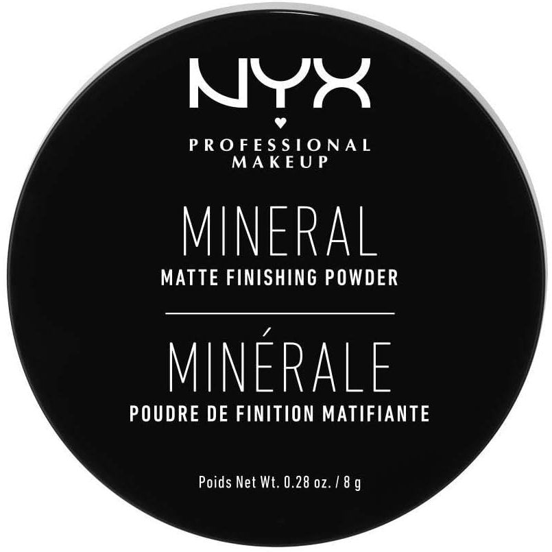 NYX Vegan Mineral Based Finishing Powder, Absorbs Oil for Matte Finish, Light/Medium Tone