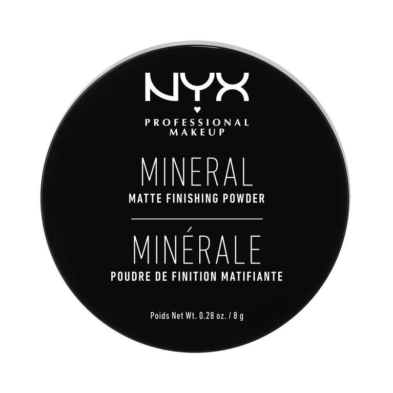 NYX Vegan Mineral Based Finishing Powder, Absorbs Oil for Matte Finish, Light/Medium Tone