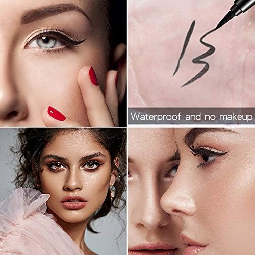 Macfee Quick-Dry Waterproof Eyeliner for Long-Lasting Eye Makeup (Black)