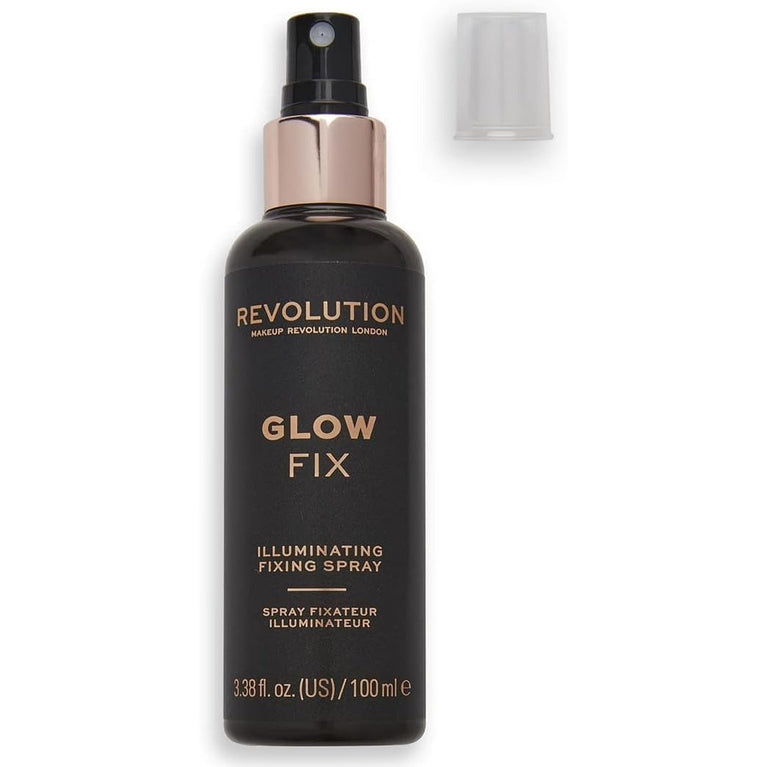 Glow Fix Dewy Finish Illuminating Makeup Setting Spray, 100ml by Makeup Revolution