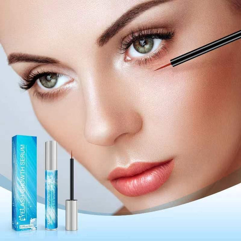 Ultra-Potent 5ML Eyelash and Eyebrow Growth Serum - Natural Enhancer for Longer, Fuller, and Stronger Lashes & Brows