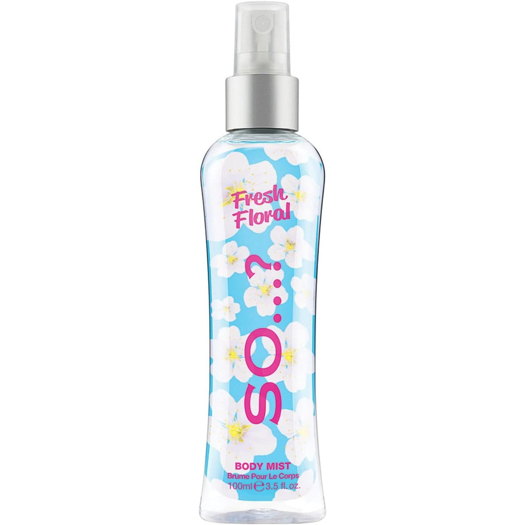 Fresh Floral Body Mist Spray - So...? Womens 100ml