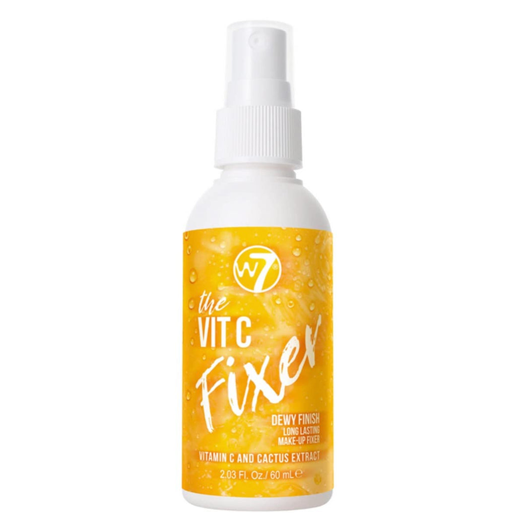 W7 Natural Finish Makeup Sealer - Long-Lasting, Vegan, Cruelty-Free with Vitamin C and Cactus Extract