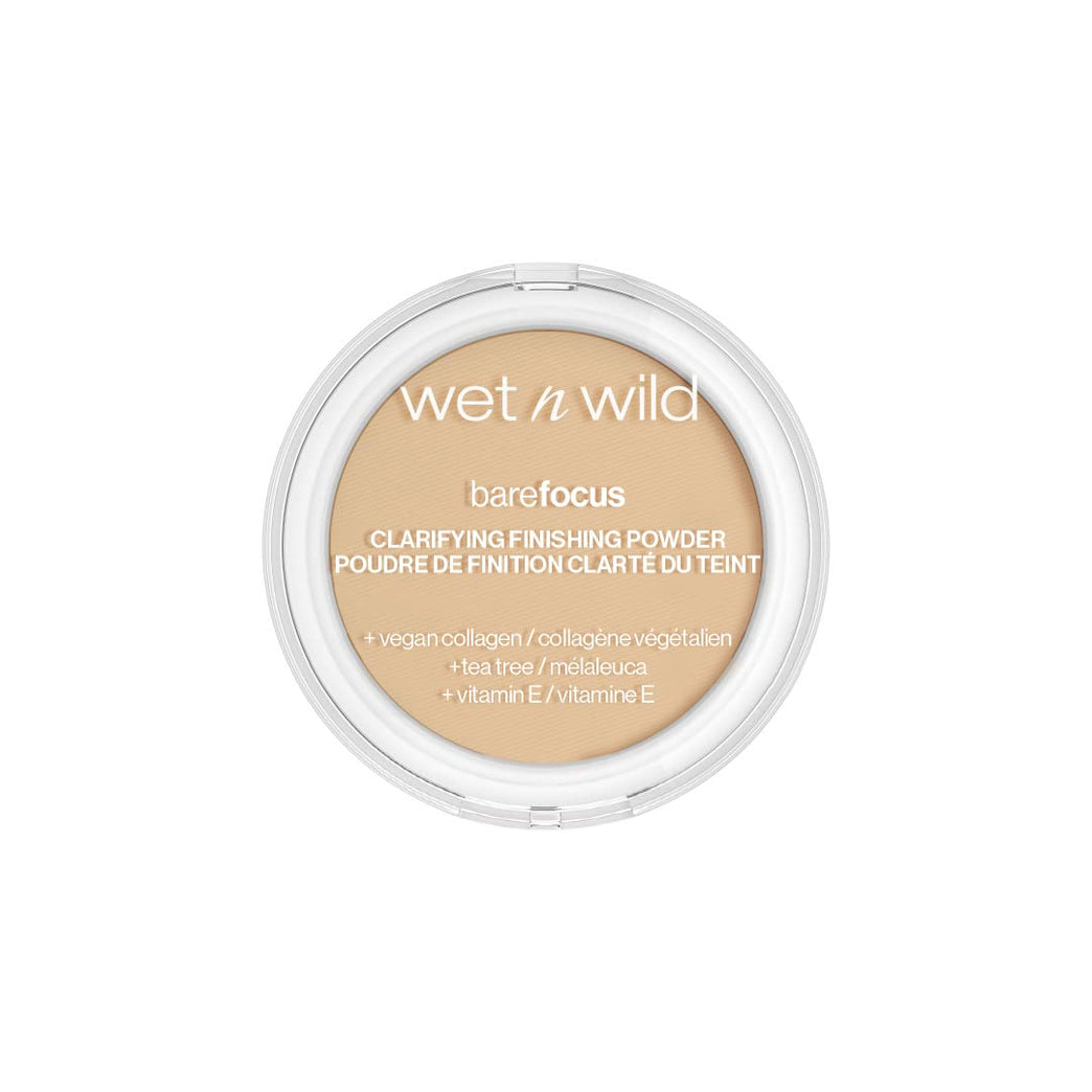 Wet 'n' Wild Flawless Matte Finish Powder for Light-Medium Skin - Infused with Hyaluronic Acid, Vitamin E, and Collagen