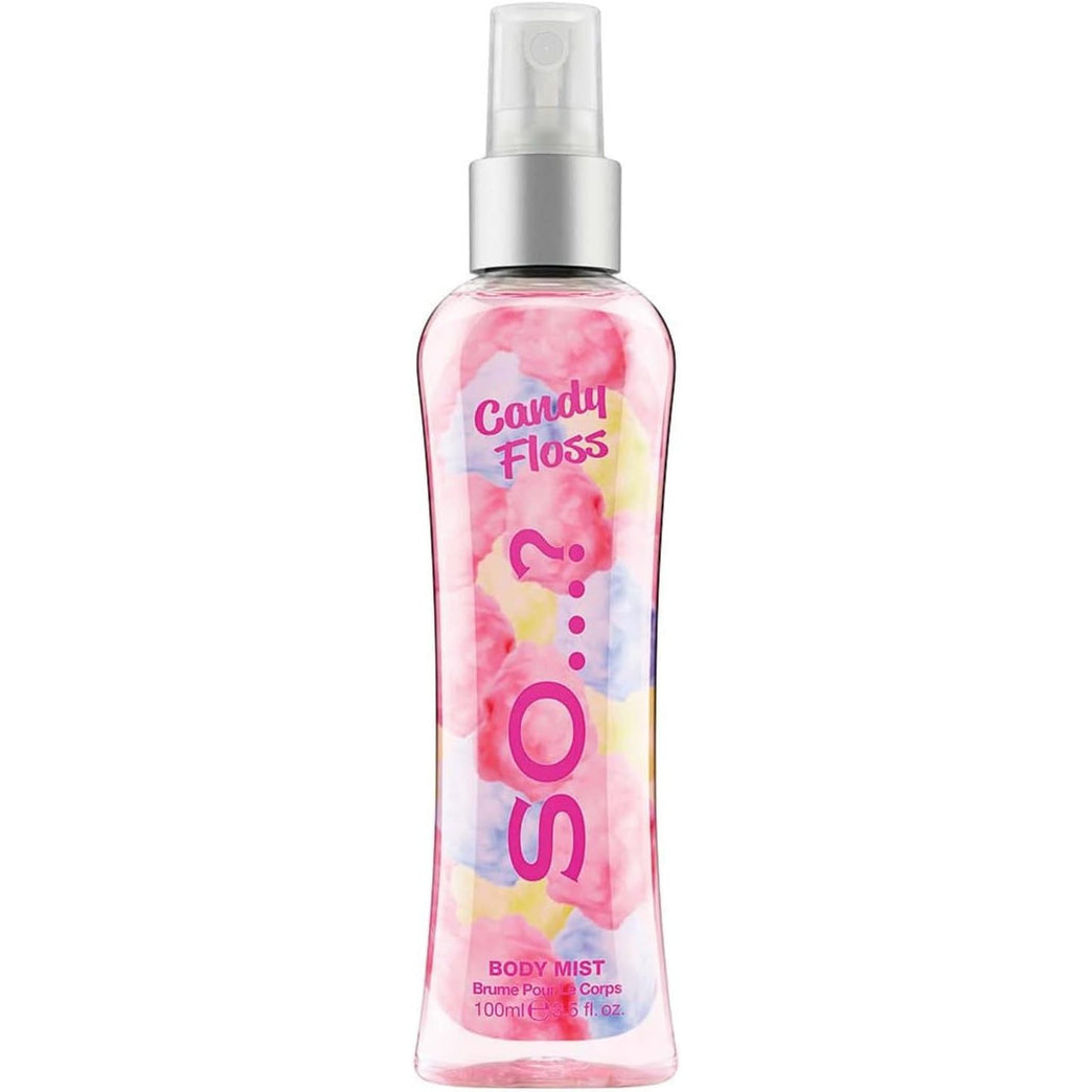 So...? Womens Candy Floss Body Mist - Sweet Floral Fragrance Spray 100ml