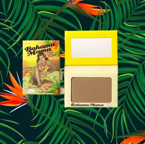 theBalm Bahama Mama Travel-Sized Bronzer - Natural Matte Finish for a Sun-Kissed Complexion