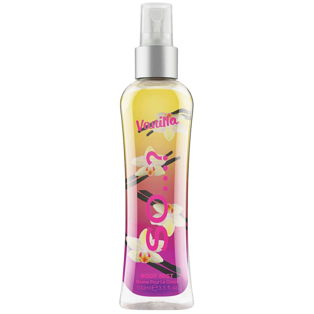 Women's Vanilla Body Mist Spray - 100ml by So...?