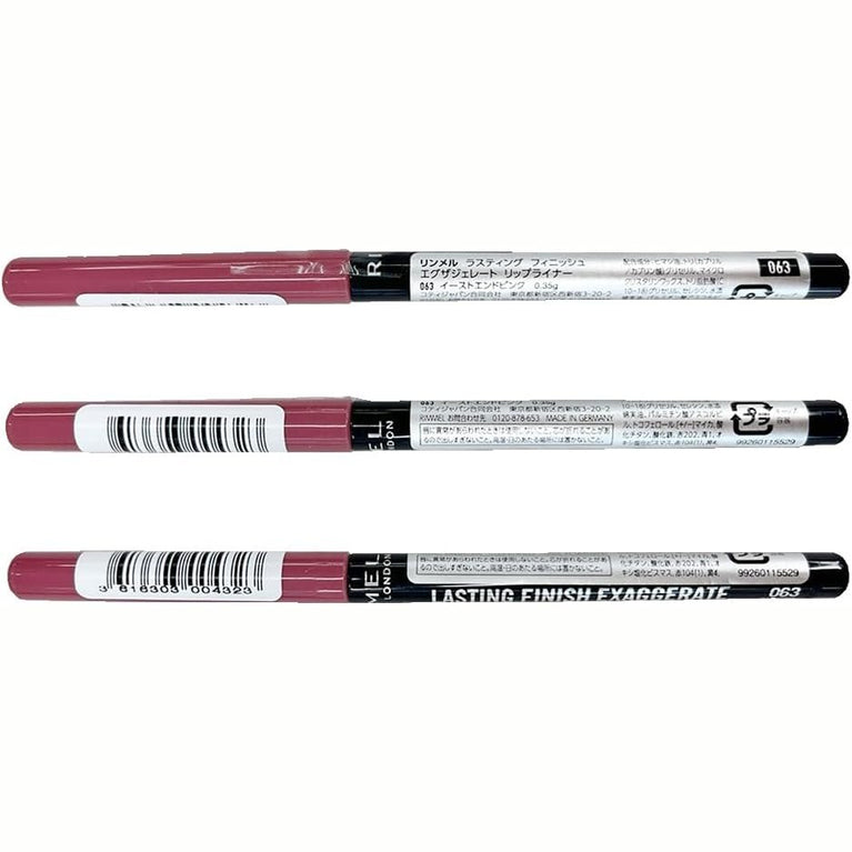 Rimmel London Eastend Pink Lip Liners with Long-Lasting Finish, Vitamin-Enriched, 4g