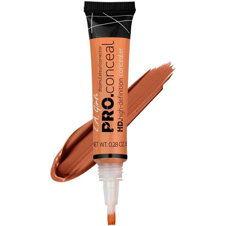 L.A. Girl Pro High-Def Camouflaging Concealer with Nourishing Chamomile & Vitamin C - 0.28 Oz #990 Orange