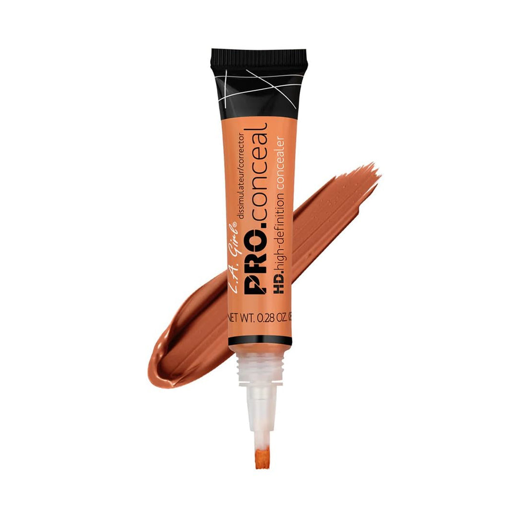 L.A. Girl Pro High-Def Camouflaging Concealer with Nourishing Chamomile & Vitamin C - 0.28 Oz #990 Orange