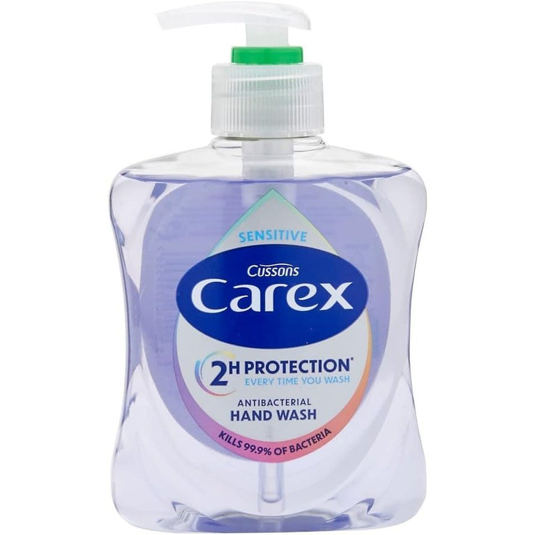 Carex Dermacare Sensitive Antibacterial Hand Wash, Gentle and Moisturizing, Pack of 6 x 250ml